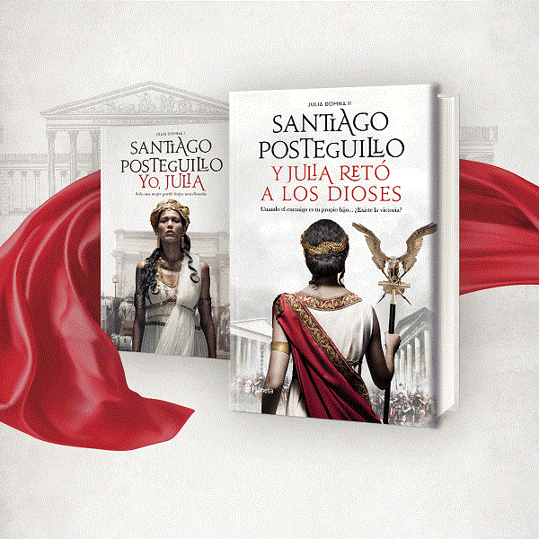 «Y Julia retó a los dioses», llegó el esperado libro de Santiago Posteguillo , el autor que ha conquistado a más de 4 millones de lectores