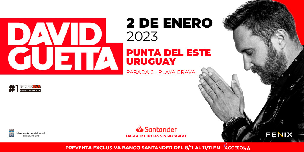 David Guetta Punta del Este Playa Brava