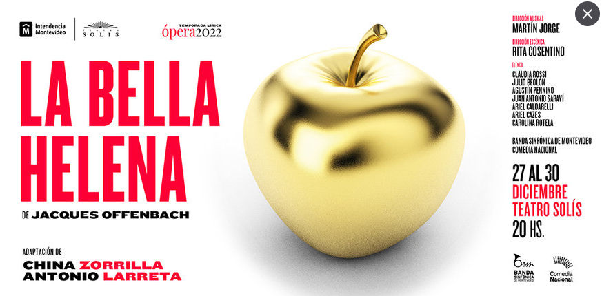la bella helena teatro Solis opereta bufa