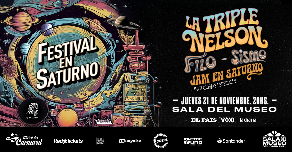 FESTIVAL EN SATURNO: El mejor rock de todos los tiempos en Sala del Museo