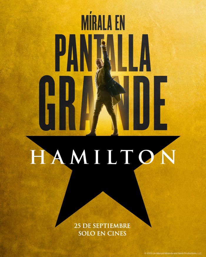 Walt Disney Studios estrenará por primera vez en cines, el 25/9, de la versión filmada de la producción original de Broadway del musical HAMILTON