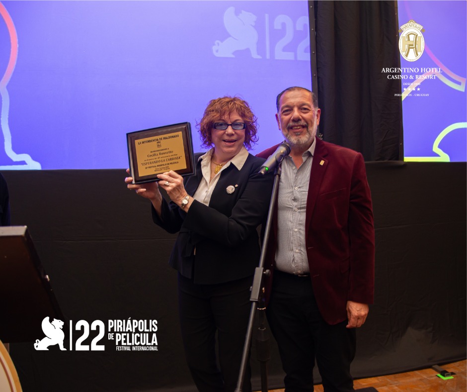 Cecilia Rossetto homenajeada en Festival de Cine Piriápolis de Película