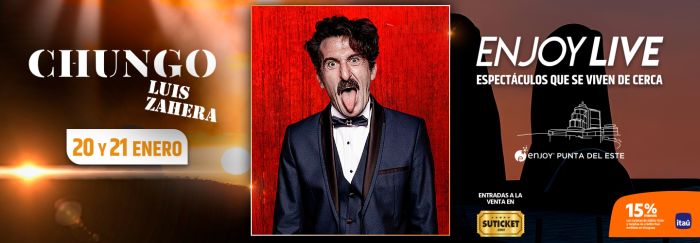 El multipremiado Luis Zahera llega a Enjoy Punta del Este