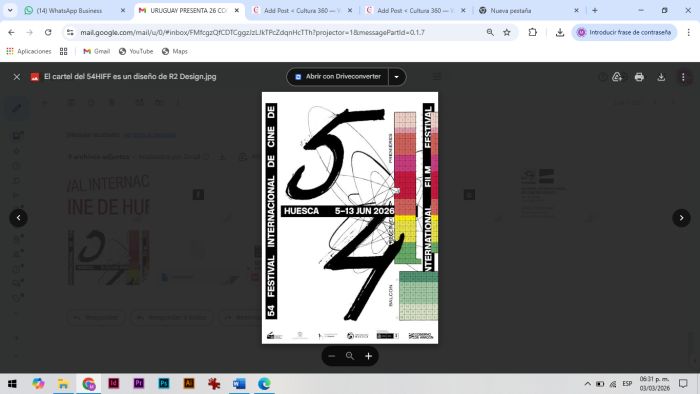 Uruguay presenta 26 cortometrajes al 54º Festival Internacional de Cine de Huesca